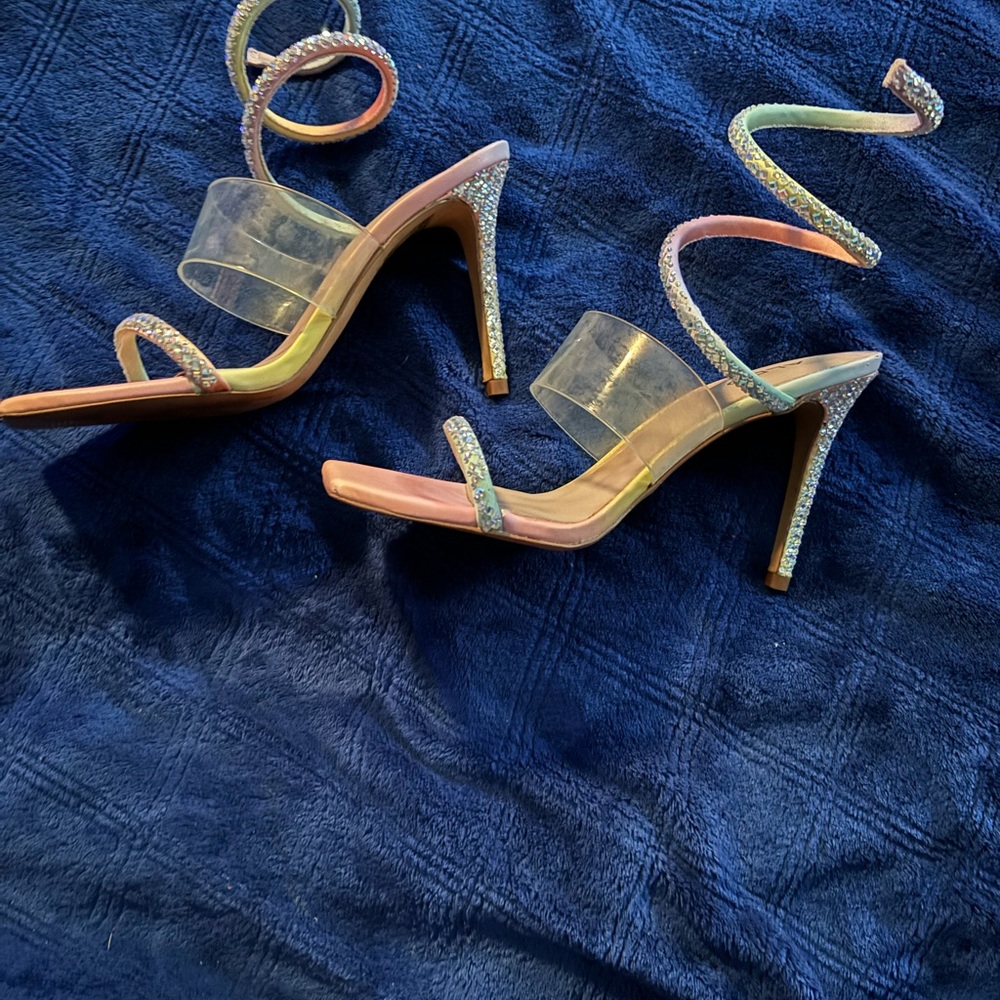 Women’s size 7.5 Aldo Selima pastel high healed shoes